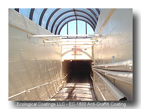 EC-1800 Anti-Graffiti Clear Coating On Walkway 1