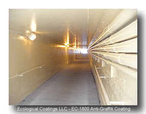 EC-1800 Anti-Graffiti Clear Coating On Walkway 2